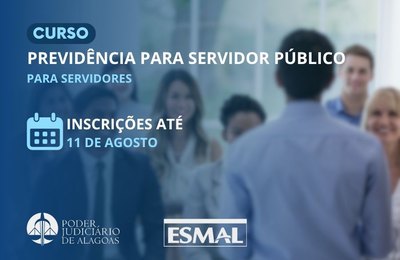 Esmal promove curso sobre Previdência Social para servidores