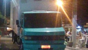 caminhão roubado