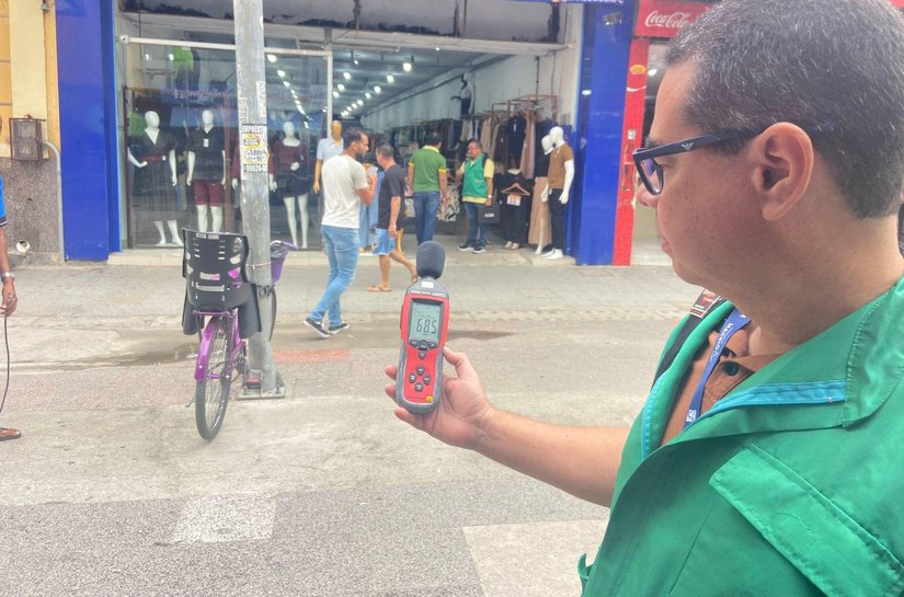 Iplam combate poluição sonora no Centro de Maceió
