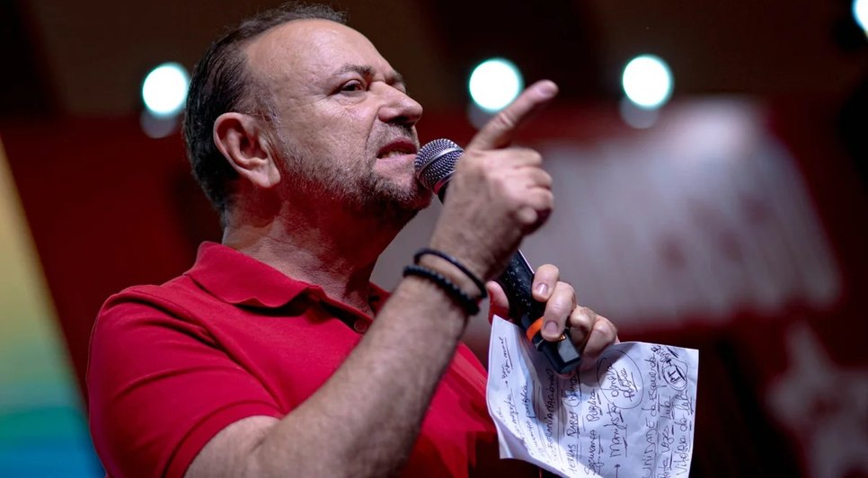 Edinho Silva, presidente do PT. / Foto: Kebec Nogueira/Metrópoles.