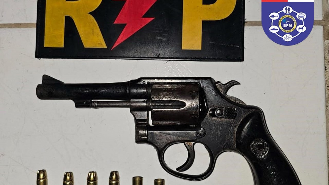 PM-AL detém menor com arma de fogo em Santana do Ipanema
