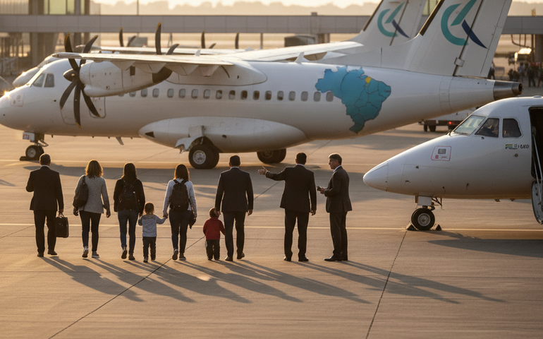 Governo reduz exigências para voos regionais em empréstimos a companhias aéreas