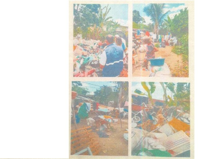 Após ação do MP, município de Pilar reorganiza residência marcada por acúmulo extremo de resíduos