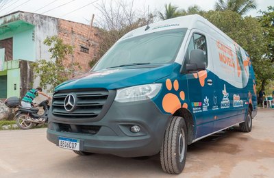 Castramóvel fará atendimentos nesta quarta-feira (30) a cães e gatos dos bairros Guaxuma e Garça Torta