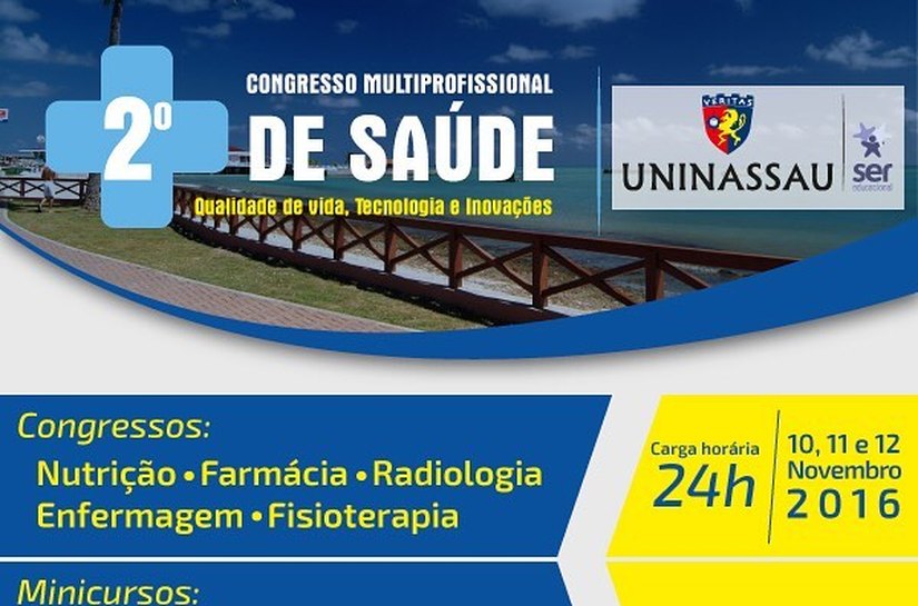 Maceió sedia 2ª Congresso Multiprofissional de Saúde em novembro
