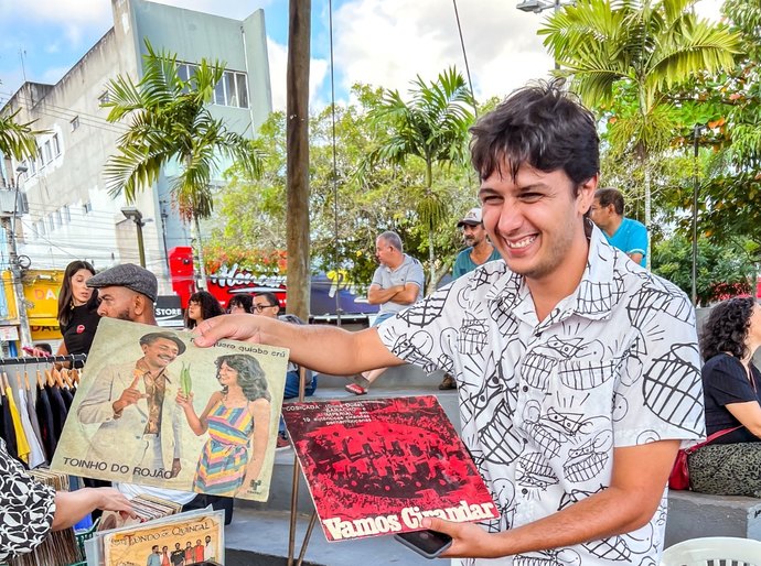 De graça na praça: 5ª Feira de Discos de Arapiraca amplia oferta de expositores e bandas