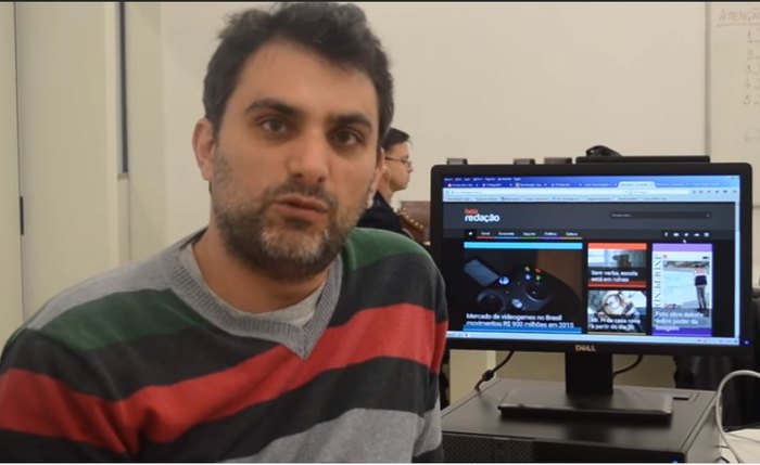 O jornalista Felipe Boff