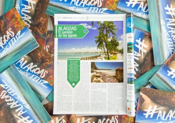 Praias de Alagoas estampam capa de revista argentina