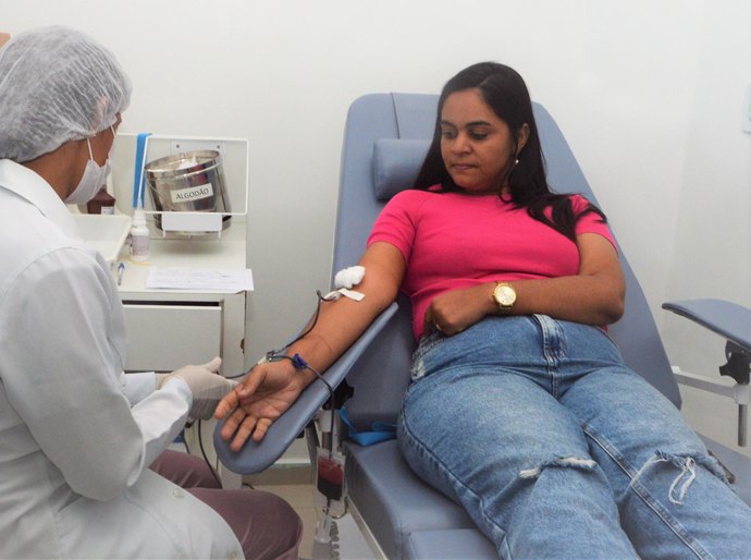 Hemoal promove coleta externa de sangue em centro de ensino na capital nesta terça (13)