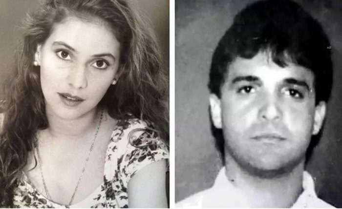 Nancy Mariana (esq) foi morta por Jaime Saade (dir), na Colômbia, em 1994