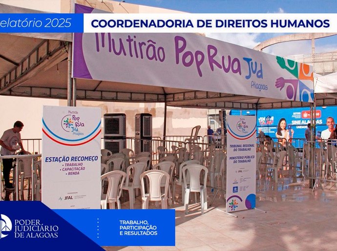 Coordenadoria de Direitos Humanos do TJAL fortalece garantia de direitos fundamentais em 2025
