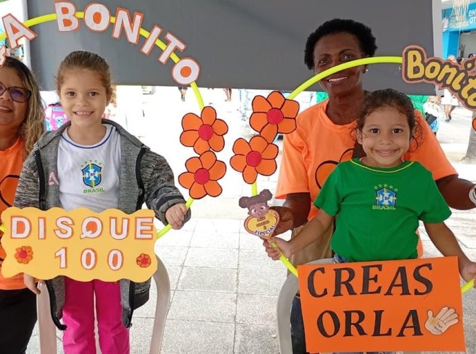 Ação no Centro de Maceió encerra campanha com conscientização infantil