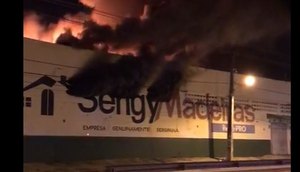 INCÊNDIO SERIGY / Foto: REPRODUÇÃO