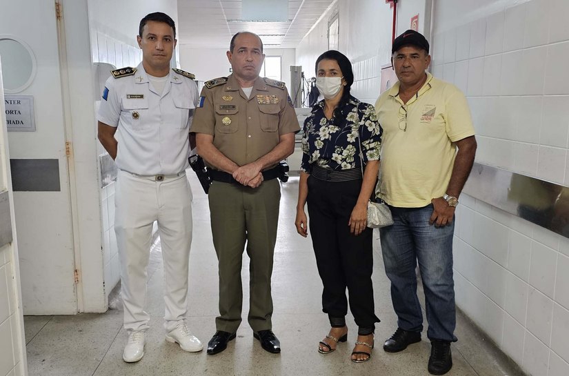Comandante-geral da PM visita militar hospitalizado em Sergipe e reforça orientação à tropa