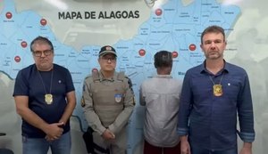 Operação entre os estados de Alagoas e Bahia resultou na prisão do suspeito. Foto: Reprodução.