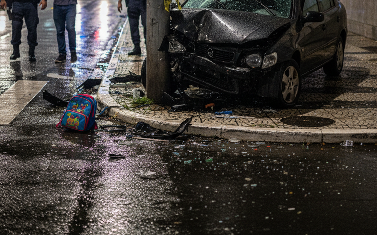 Motorista embriagado atropela mãe e filha; criança morre e mulher fica ferida
