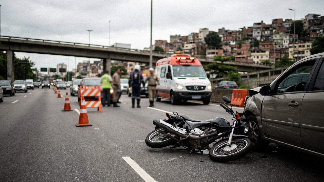 Estado do Rio tem 76 atendimentos por dia de feridos em acidentes de trânsito; 60% das vítimas são homens