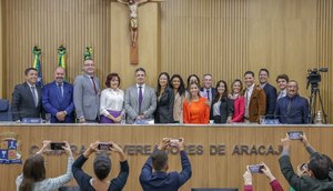 Vereadores de Aracaju recebem estudantes / Foto: Divulgação
