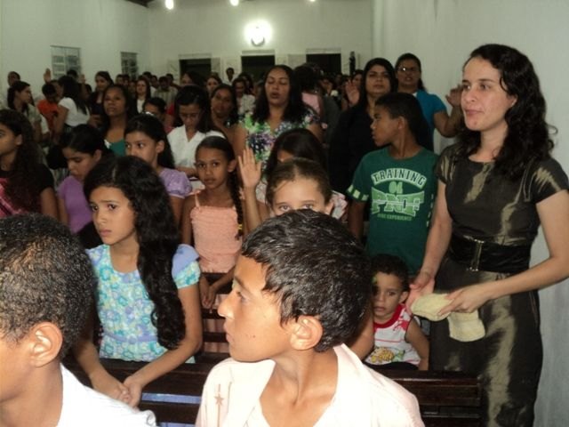 Culto em agradecimento a Deus pelo centenário da igreja