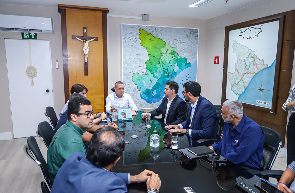governador de sergipe, reunião com iguá / Foto: Foto: Arthur Soares