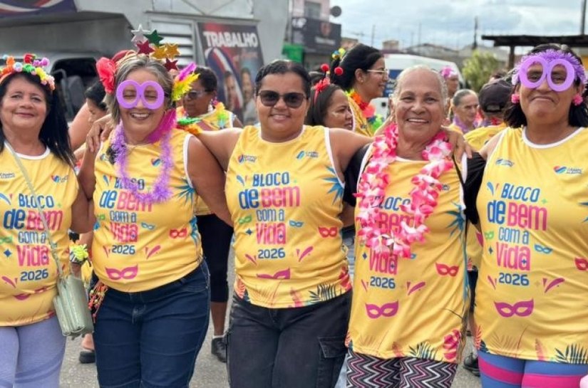 Idosos de Campo Alegre participam com muita alegria do Bloco de Bem com a Vida