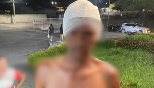 Após ter carro alvejado, homem milagrosamente sobreviveu a tentativa de assassinato. Foto: Reprodução/Sertão142