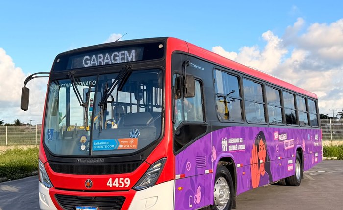 A campanha “Sem passagem para o assédio” também terá peças veiculadas nas plataformas digitais do Vamu Mobilidade