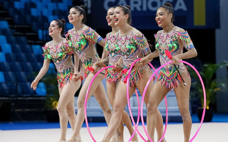 Ginástica rítmica do Brasil estreia na Olimpíada de Tóquio nesta sexta