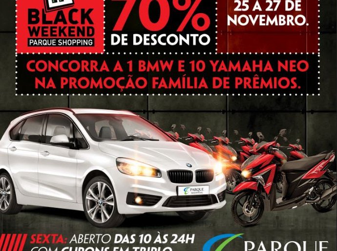 Parque Shopping funciona na Black Friday até às 0h com super descontos