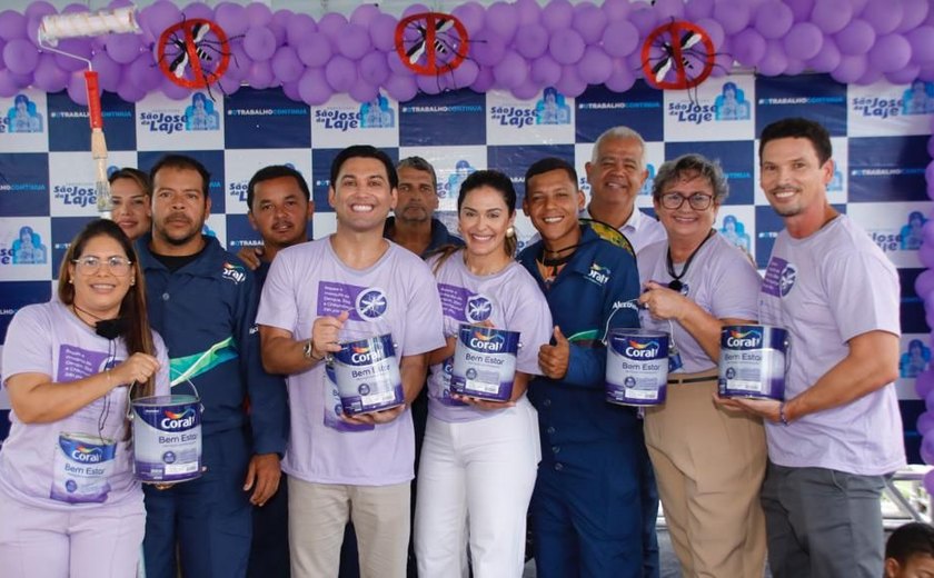 São José da Laje lança o projeto Bem Estar em parceria com Tintas Coral