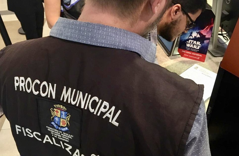 PROCON FISCALIZA CINEMA / Foto: ASCOM SEMDEC