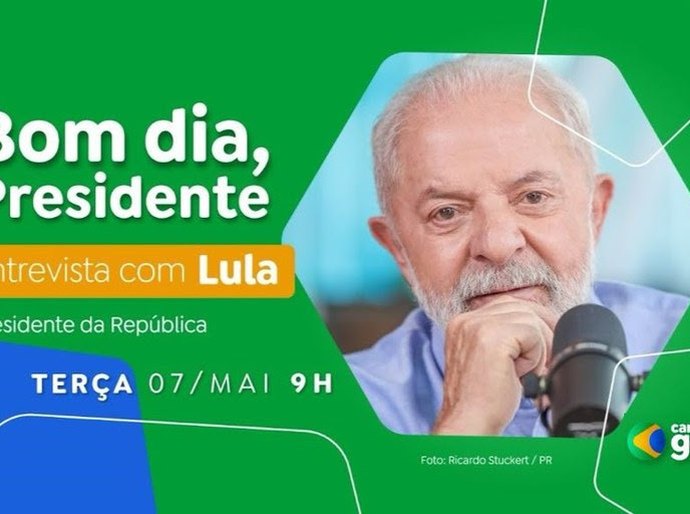 Presidente Lula concede entrevista a rádios no programa especial Bom dia, Presidente