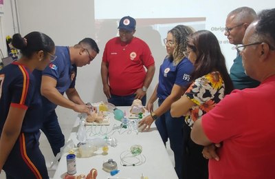 Samu promove mais um curso de manejo de vias aéreas pediátricas para profissionais que atuam no suporte básico