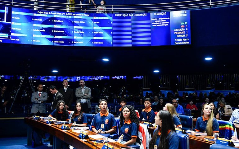 Semana do Jovem Senador 2023 tem três propostas aprovadas
