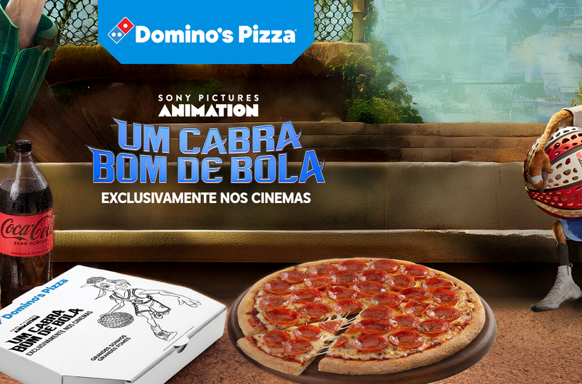 Domino’s e Sony Pictures lançam combo temático do filme “Um Cabra Bom de Bola”
