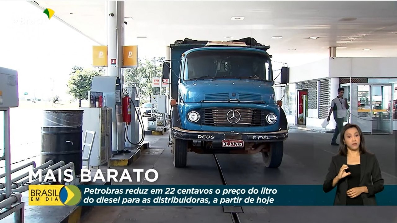 Preço do diesel cai R$ 0,22 nas refinarias a partir desta sexta-feira