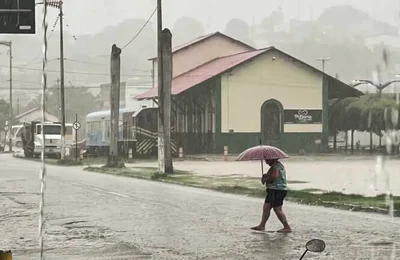 Inmet alerta para chuva intensa em cidades do Nordeste e do Norte