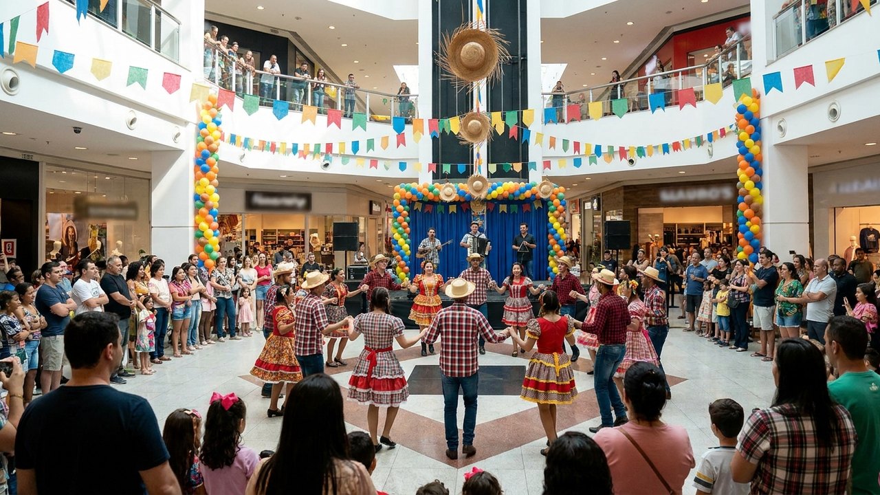 São João Raiz leva três dias de forró, quadrilhas e atrações ao Shopping Grande Rio