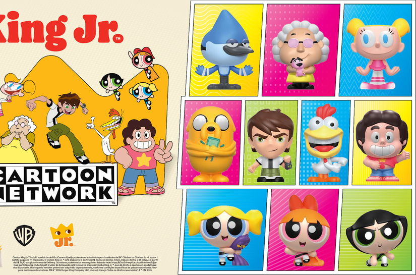 Com brinquedos inéditos no Combo King Jr.™, Burger King® e Cartoon Network retomam campanha de sucesso