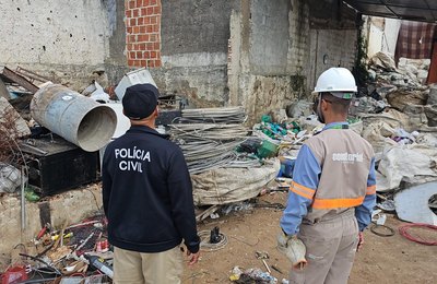 Operação recupera 1 tonelada de materiais furtados da Equatorial