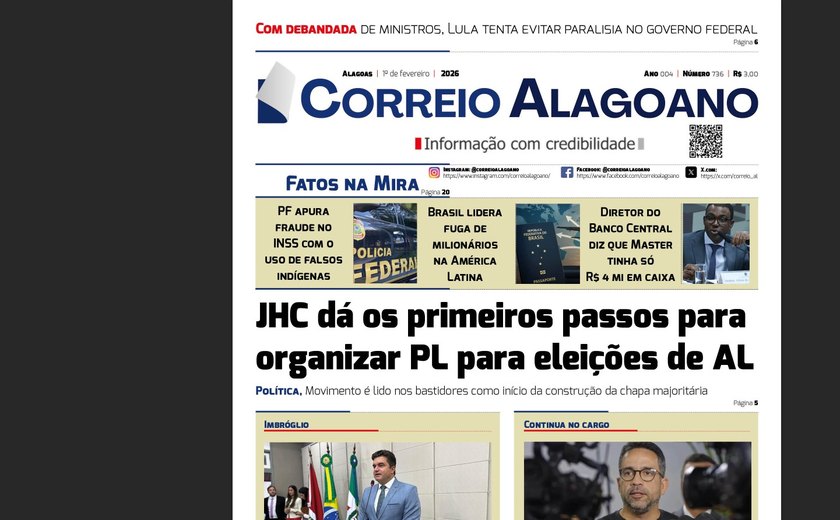 JHC dá os primeiros passos para organizar PL para eleições de AL