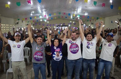 Fátima Canuto amplia articulação política e mostra força no Agreste durante agenda em Arapiraca