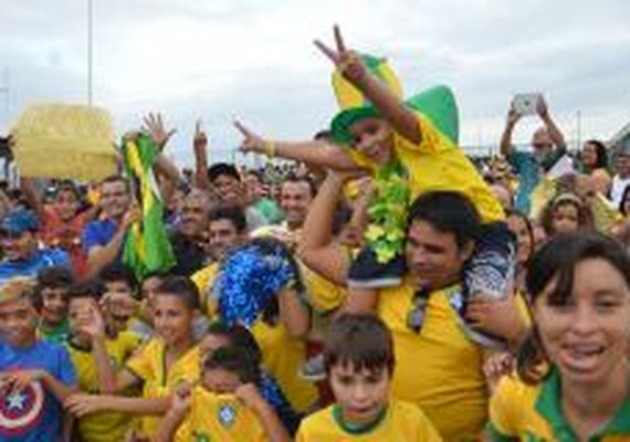 Fortaleza tem clima de tranquilidade antes da partida entre o Brasil e o México