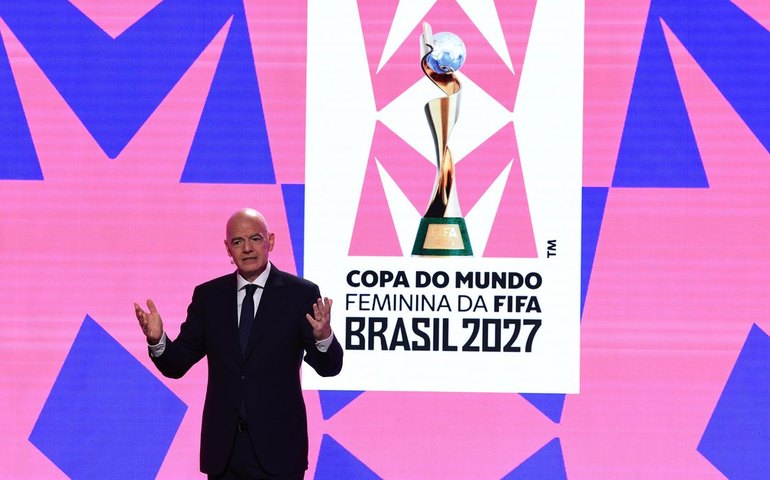 Fifa lança marca da Copa Feminina 2027 em evento no Rio de Janeiro