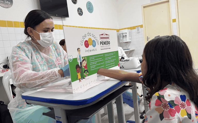 Clube da Saúde Infantil: Projeto inédito no Brasil atende crianças matriculadas em escolas da Prefeitura de Penedo