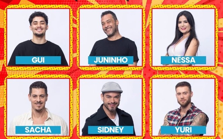 'A Fazenda': Gui, Juninho, Sacha, Sidney, Vanessa e Yuri estão na última roça do reality rural