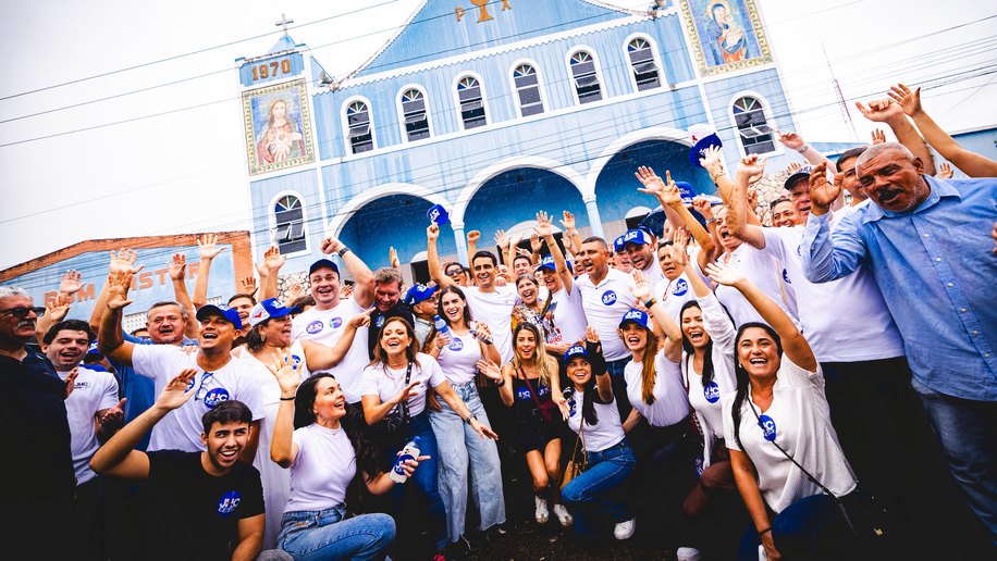 JHC é recebido por multidão em Maribondo e reforça pré-candidatura ao Governo de Alagoas