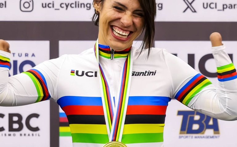 Sabrina Custódia é ouro e 1ª recordista mundial de paraciclismo no RJ