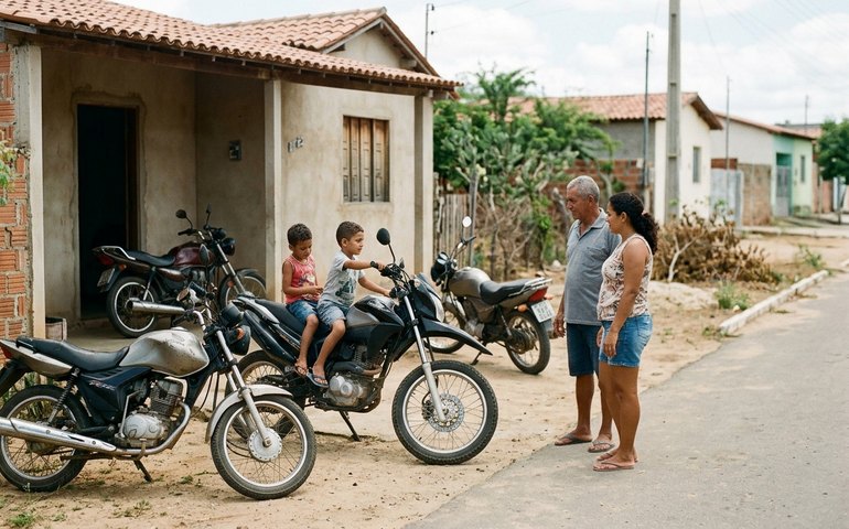 Motocicletas superam carros nos lares do Norte e Nordeste, aponta IBGE