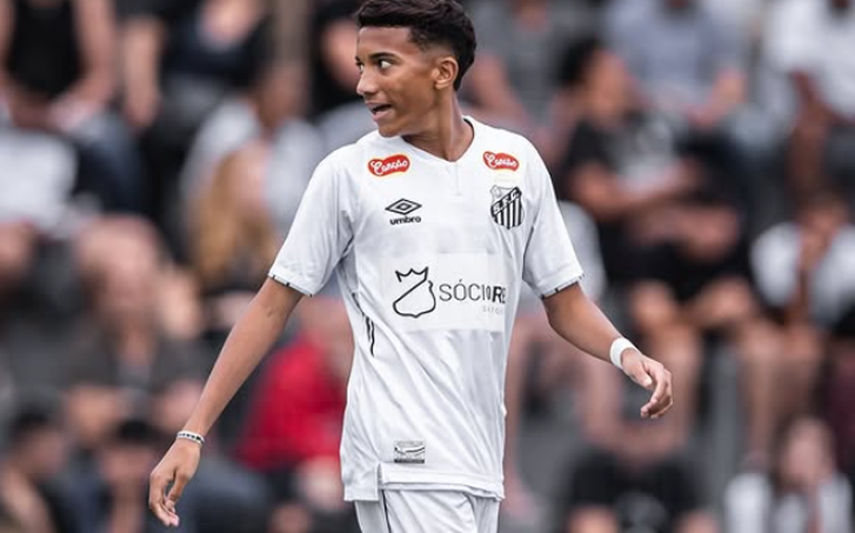 Filho de Robinho marca, Santos goleia Jaciobá-AL e garante vaga na segunda fase da Copinha